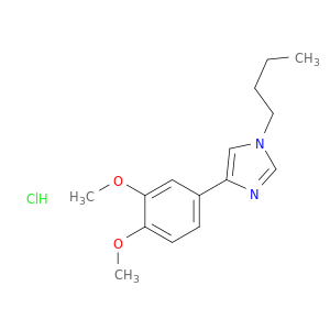 1-butyl-4-(3,4-dimethoxyphenyl)-1h-imidazole hydrochloride(1:1)