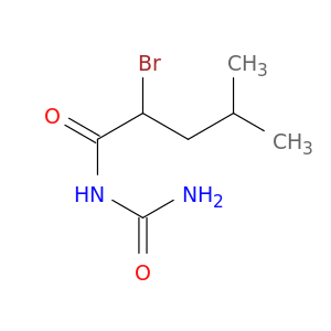 Pentanamide, N-(aminocarbonyl)-2-bromo-4-methyl-