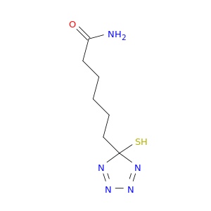 5H-Tetrazole-5-hexanamide, 5-mercapto-