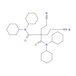 Propanediamide, 2,2-bis(2-cyanoethyl)-N,N,N',N'-tetracyclohexyl-
