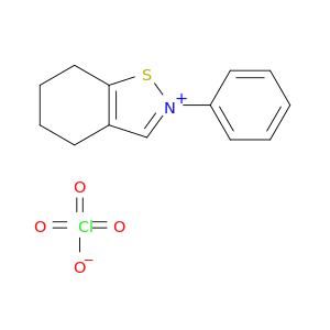 1,2-Benzisothiazolium, 4,5,6,7-tetrahydro-2-phenyl-, perchlorate