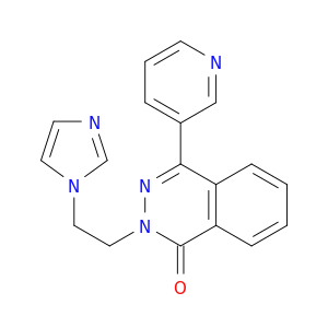 1(2H)-Phthalazinone,2-[2-(1H-imidazol-1-yl)ethyl]-4-(3-pyridinyl)-
