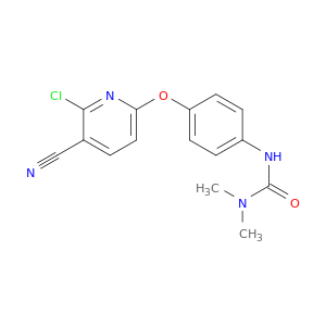 Urea, N'-[4-[(6-chloro-5-cyano-2-pyridinyl)oxy]phenyl]-N,N-dimethyl-