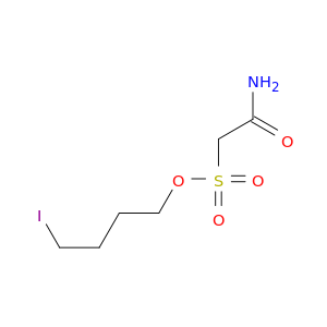 Ethanesulfonic acid, 2-amino-2-oxo-, 4-iodobutyl ester