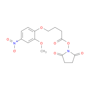 2,5-Pyrrolidinedione, 1-[4-(2-methoxy-4-nitrophenoxy)-1-oxobutoxy]-