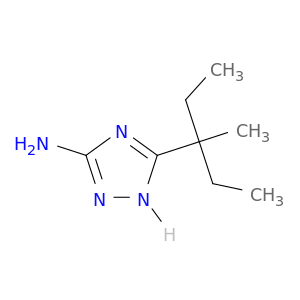 1H-1,2,4-Triazol-3-amine, 5-(1-ethyl-1-methylpropyl)-