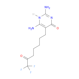 4(1H)-Pyrimidinone, 2,6-diamino-5-(7,7,7-trifluoro-6-oxoheptyl)-