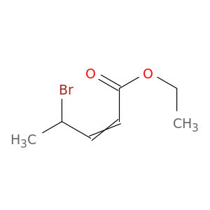 2-Pentenoic acid, 4-bromo-, ethyl ester