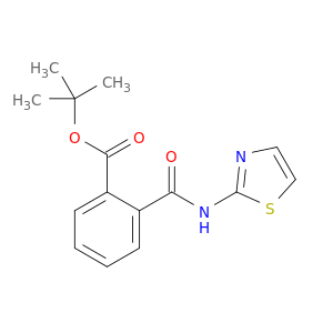 Benzoic acid, 2-[(2-thiazolylamino)carbonyl]-, 1,1-dimethylethyl ester