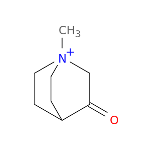 1-Azoniabicyclo[2.2.2]octane, 1-methyl-3-oxo-