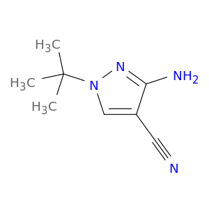 3-amino-1-tert-butyl-1H-pyrazole-4-carbonitrile