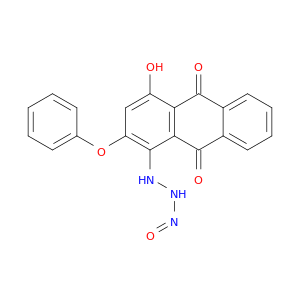 9,10-Anthracenedione, 4-hydroxy-1-(2-nitrosohydrazino)-2-phenoxy-