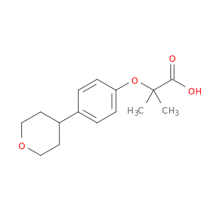 Propanoic acid, 2-methyl-2-[4-(tetrahydro-2H-pyran-4-yl)phenoxy]-