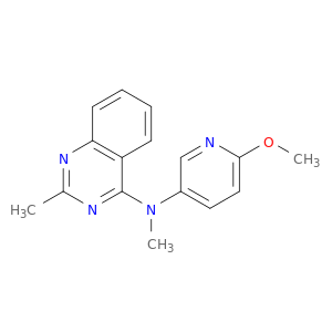 4-Quinazolinamine, N-(6-methoxy-3-pyridinyl)-N,2-dimethyl-