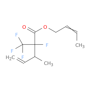 4-Pentenoic acid, 2-fluoro-3-methyl-2-(trifluoromethyl)-, 2-butenyl ester