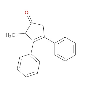 3-Cyclopenten-1-one, 2-methyl-3,4-diphenyl-