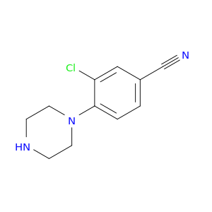 3-chloro-4-(piperazin-1-yl)benzonitrile