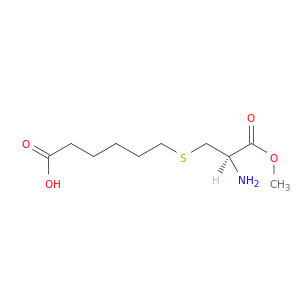 Hexanoic acid, 6-[[(2R)-2-amino-3-methoxy-3-oxopropyl]thio]-