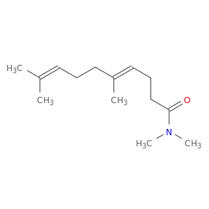 4,8-Decadienamide, N,N,5,9-tetramethyl-, (E)-