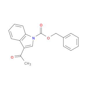 1H-Indole-1-carboxylic acid, 3-acetyl-, phenylmethyl ester