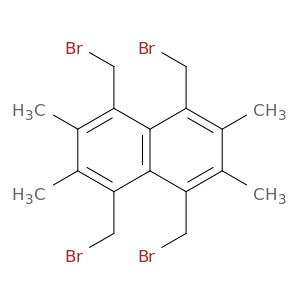 Naphthalene, 1,4,5,8-tetrakis(bromomethyl)-2,3,6,7-tetramethyl-