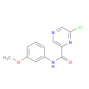 Pyrazinecarboxamide, 6-chloro-N-(3-methoxyphenyl)-