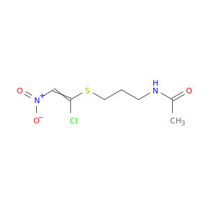 Acetamide, N-[3-[(1-chloro-2-nitroethenyl)thio]propyl]-