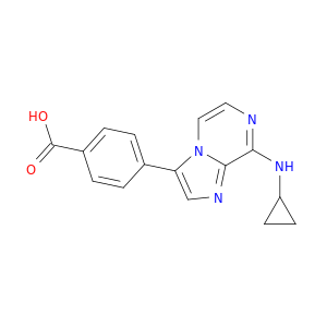 Benzoic acid, 4-[8-(cyclopropylamino)imidazo[1,2-a]pyrazin-3-yl]-