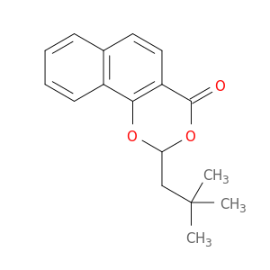 4H-Naphtho[1,2-d]-1,3-dioxin-4-one, 2-(2,2-dimethylpropyl)-