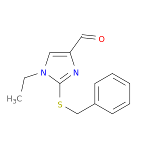 1H-Imidazole-4-carboxaldehyde, 1-ethyl-2-[(phenylmethyl)thio]-