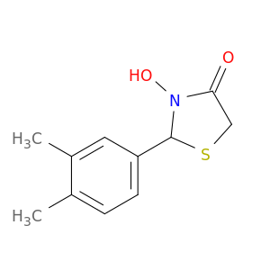 4-Thiazolidinone, 2-(3,4-dimethylphenyl)-3-hydroxy-