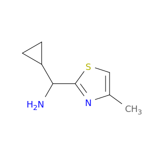 Cyclopropyl(4-methyl-1,3-thiazol-2-yl)methanamine
