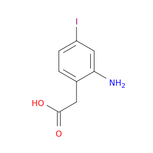 2-(2-Amino-4-iodophenyl)acetic acid