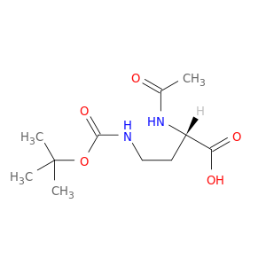 (S)-2-Acetamido-4-((tert-butoxycarbonyl)amino)butanoic acid