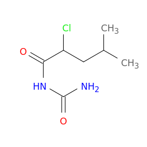 Pentanamide, N-(aminocarbonyl)-2-chloro-4-methyl-