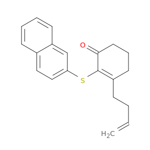 2-Cyclohexen-1-one, 3-(3-butenyl)-2-(2-naphthalenylthio)-