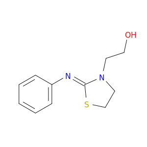 3-Thiazolidineethanol,2-(phenylimino)-