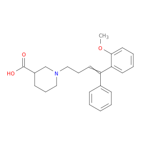 3-Piperidinecarboxylicacid, 1-[4-(2-methoxyphenyl)-4-phenyl-3-buten-1-yl]-