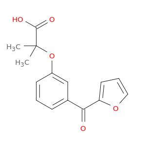 Propanoic acid, 2-[3-(2-furanylcarbonyl)phenoxy]-2-methyl-