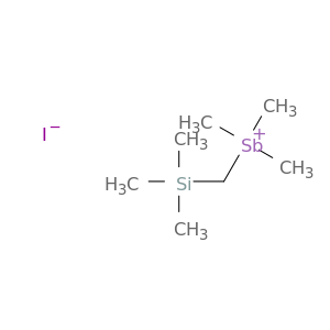 Stibonium, trimethyl[(trimethylsilyl)methyl]-, iodide