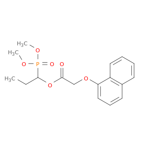 Acetic acid, (1-naphthalenyloxy)-, 1-(dimethoxyphosphinyl)propyl ester