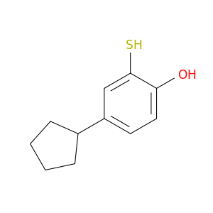 Phenol, 4-cyclopentyl-2-mercapto-