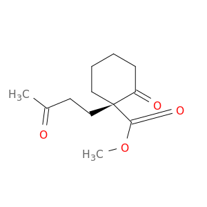 Cyclohexanecarboxylic acid, 2-oxo-1-(3-oxobutyl)-, methyl ester, (1S)-