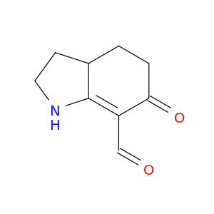1H-Indole-7-carboxaldehyde, 2,3,3a,4,5,6-hexahydro-6-oxo-