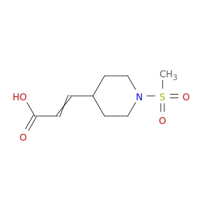 2-Propenoic acid, 3-[1-(methylsulfonyl)-4-piperidinyl]-