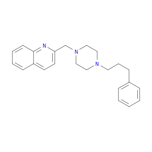 Quinoline, 2-[[4-(3-phenylpropyl)-1-piperazinyl]methyl]-