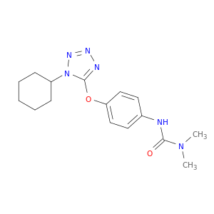 N'-[4-[(1-CYCLOHEXYL-TETRAZOL-5-YL)OXY]PHENYL]-N,N-DIMETHYL-UREA