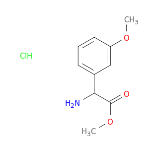 methyl amino(3-methoxyphenyl)acetate hydrochloride