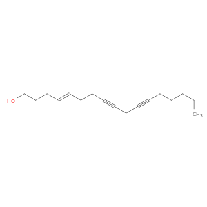 4-Heptadecene-8,11-diyn-1-ol, (E)-