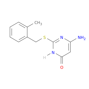 6-Amino-2-((2-methylbenzyl)thio)pyrimidin-4(3H)-one